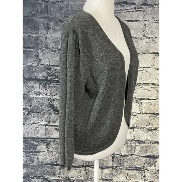 Eileen Fisher Sweater Womens Extra Large Black Merino Wool Ribbed Pullover Long - Picture 10 of 16